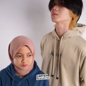 CARTEXBLANCHE Alive Hoodie Jumper Bordir Pria & Wanita M - XXL
