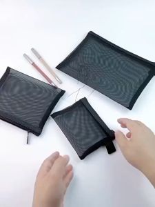Travel Pouch Cosmetics Makeup Bag Nylon Bag Portable Mesh Makeup Bag