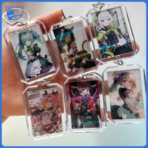 50pcs Gantungan Kunci Akrilik Sisipan Foto Gantungan Kunci Untuk Gantungan Kunci Souvenir