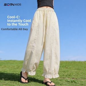 SQTN.KIDS | Quick Drying Anti Mosquito Girls Trousers