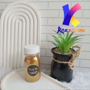 Serbuk Glitter varian powder bubuk warna Varian Powder Bubuk Gliter Warna Eceran Sablon Pernak Pernik Padat DIY Kerajinan Kesenian Art Prakarya Seni Perlengkapan Peralatan Craft Crafting nail art 100ml