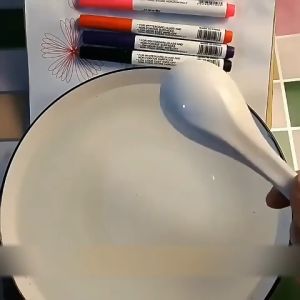 ส่งสินค้าทุกวัน ปากกาเมจิก (แถมช้อน) วาดสีลอยน้ำDIY magic floating marker tattoo pen ปากกาลอยน้ำ Non Toxic ปากกาไวท์บอร์ด ปากกาสี