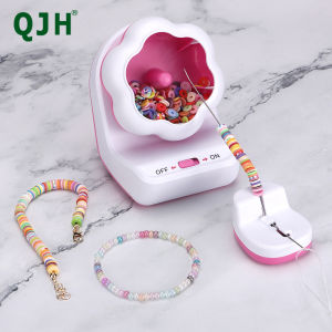 1pc Electric Beading Machine Multifunction Clay Beads Spinner DIY Handcrafting Beading Bowl Tools for Making Creative Jewelry