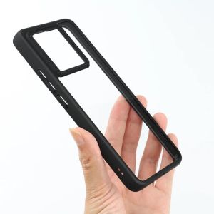 For OPPO F25 Pro 5G Phone Case Hard Clear PC Soft TPU Camera Full Protective Shockproof Phone Cover