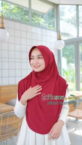 Husna Hijab Instan Bergo Humaira dengan Bahan Jersy Premium
