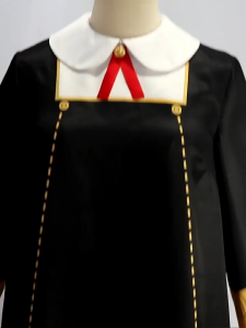 Anime SPY X FAMILY Anya Forger Cosplay Costume Dress Pink Wigs HornHalloween Kids Adult