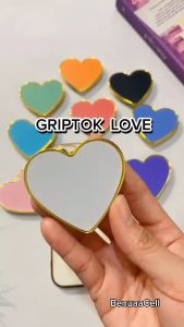 GRIPTOK LOVE PLATING GOLD / PHONE HOLDER / POP SOCKET BULAT HP UNIVERSAL