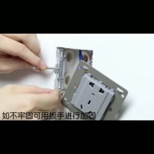 Ktools 10pcs 86 Type Switch Socket Repair Kit Cassette Support Rod and Screws for Wall Mount Electrical Box Fixing