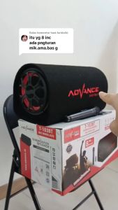 Advance T103BT PRO Speaker Bluetooth Karaoke Wireless Subwoofer Super Bass Aktif BONUS Mic Wireless