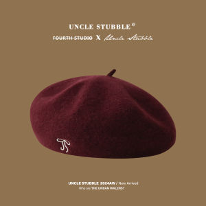 Mũ Len Beret Phong Cách Hàn Quốc Ngọt Ngào Có Nơ Bướm Mũ Họa Sĩ Ấm Áp Mùa Thu Đông Mũ Hoa Phù Hợp Với Mọi Phong Cách Cho Nữ