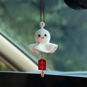 Đồ Trang Trí Xe Hơi DIY Dệt Thủ Công Bằng Vải Nhung Dễ Thương Quần Áo Búp Bê Mặt Trời Trang Trí Bằng Dây Thừng Trang Trí Xe Hơi