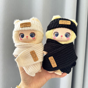 Baby Clothes Only: 16cm Lila LUKY CAT Plush Doll Skirt & Baby Clothes Accessories