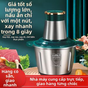 ZHUOLESHI | Máy Xay Thịt Inox Đa Năng Công Suất Mạnh Mẽ