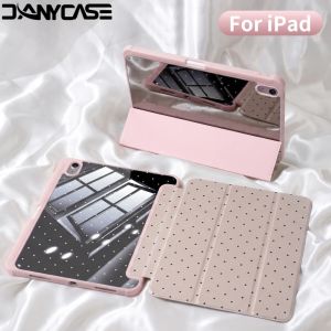 DANYCASE | For iPad A16 Case 11th A16/10th Generation Case Trifold Tablet Case with Pen Holder Funda for iPad 11 Air M2/M3/M4 2026/2025