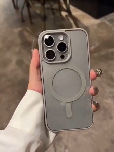 For Magsafe Phone Case For iPhone 13 11 12 14 15 16 Pro Max 15 Plus 14Pro Max XR X XS Max 8 7 Plus Case Magnetic Wireless Charging Acrylic Transparent Hard PC Back Cover