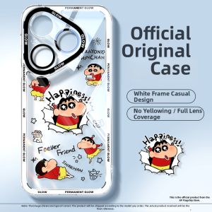 Transparent Drop-Resistant Stitch Themed Phone Case