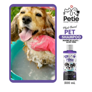 Lavender Dog Shampoo Flea and Tick Madre de Cacao Aloe Vera Pet Shampoo pH Balanced for Dogs Cats Puppies Grooming Care