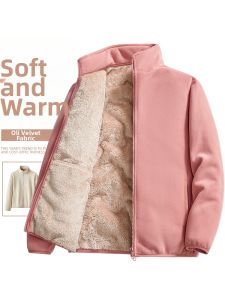 LIEYAN | Soft and Warm Autumn Winter Coat Corduroy Fleece Lined Jacket
