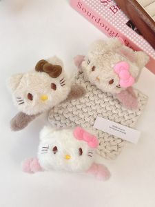 กิ๊บติดผมขนแกะสำหรับผู้หญิง กิ๊บติดผมทรงหลังทนทาน ทรงเก๋ไก๋ ฤดูใบไม้ร่วง/ฤดูหนาว อุปกรณ์ตกแต่งผม