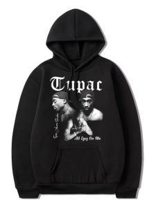 เสื้อฮู้ดแขนยาวพิมพ์ลายฮิปฮอป เสื้อคลุมกันหนาวแบบสวมหัว ทรงหลวม สไตล์สตรีท เสื้อผ้าทำงานฤดูใบไม้ผลิ 2025