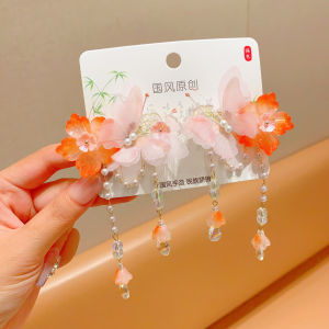New 2024 Childrens Ancient Style Princess Tail Comb Hair Accessories for Little Girls Retro Style Hairpins from Zhejiang