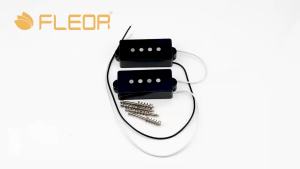 FLEOR Alnico 5 P-Bass Guitar Bass Điện Pickup Đen 9K Cho 4 Dây Bass Kim Loại & Nhựa Xây Dựng