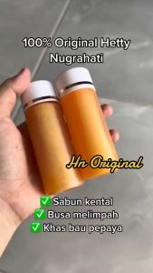 SABUN HN 100 GRAM ORIGINAL / SABUN HETTY NUGRAHATI 100 ML ASLI 100% / MEMBERSIHKAN & MENCERAHKAN