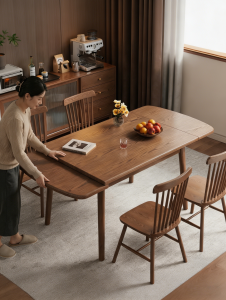 DONGMU | Expandable Oak Dining Table Foldable