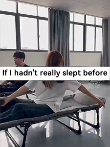 SWG Folding Bed With Foam Single Bed Portable with mat and Side Carry 300kg