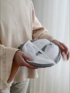 Giỏ Đựng Quần Áo Dạng Lưới Phẳng Giá Phơi Đồ Cho Tất Và Áo Len Dụng Cụ Sắp Xếp Đồ Giặt Gia Đình Giá Phơi Đặc Biệt Chất Liệu PA+PE