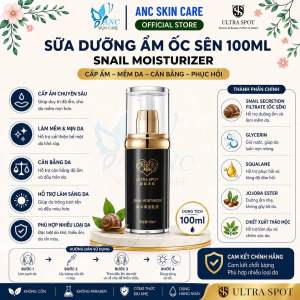 Sữa Dưỡng Ẩm Ốc Sên ULTRA SPOT 100ml – Giúp Làm Mềm Da Cấp Ẩm Se Khít Lỗ Chân Lông.