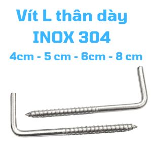 Vít chữ L INOX 304 (Bịch 10 cái)