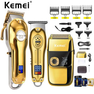 Kemei | Kemei Hair Clipper Kit for Men Electric Shaver Hair Trimmer Professional Hair Cutting Machine KM-1986 KM-678 KM-2028Kit1