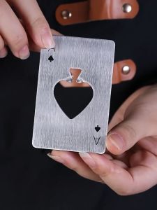 Pembuka Tutup Botol Model Kartu Poker AS Sekop / Ace Card Bottle Opener