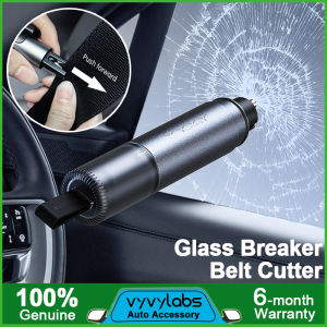 Vyvylabs Car Safety Hammer Auto Emergency Glass Window Breaker Seat Belt Cutter Life-Saving Escape Car Emergency Tool
