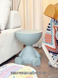 Coffee Table Lightweight Storage Home Livingroom Cream Style Mobile Bedroom Bedside Table Small Round Table Side Meja kopi kreatif 创意平头小茶几