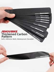 JSHOU BIKE | Chain Protector Water-resistant Carbon Fiber Texture Sticker