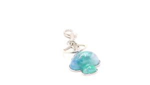 Fashion Creative Blue Cute Mushroom Keychain Crystal Car Bag Pendant Women Simple Clothing Bag Accessories Gift обвес на сумку