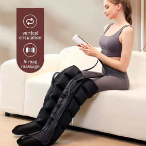NEW Pressotherapy Air Compression Foot Massager Leg Recovery Boots Lymphatic Drainage Machine Relax Physiotherapy 6 chambers