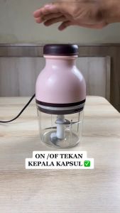 BISA COD GRATIS ONGKIR Blender Portable Capsule Penggiling Daging Sayur Buah-buah Meat Mincer Chopper Mini Kapsul