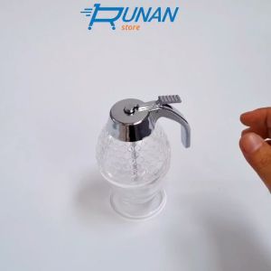 Botol Madu Sirup Honey Dispenser Jar Container Teko Gula Unik Portable