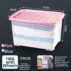 Clothing and Toy Storage Box Plastic