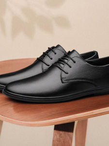 Leisure Business New Genuine Leather Soft Sole Shoes