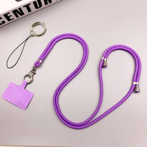 Crossbody Lanyard Necklace Strap Universal Mobile Phone Adjustment Long Hanging Rope With Clip Anti-Lost Lanyard