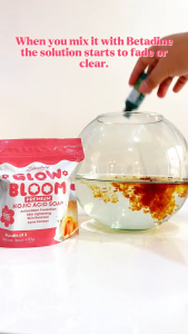 Shantahl Glow Bloom Kojic Acid Soap 3pcs x 70g|Skin Whitening & Brightening Soap|Acne Control|Dark Spot Remover