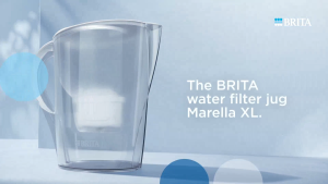BRITA Water Filter Jug Marella (3.5L) incl. MAXTRA PRO PURE PERFORMANCE (All-in-1) cartridge - User-Friendly