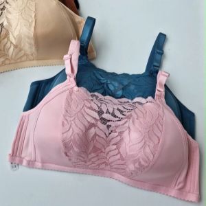 3 Pcs Bra Kemben Cup Besar Bh Wanita Tanpa Kawat Gratis Celana Dalam Jumbo