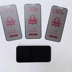For Type HP Iphone 13 / 14 / 15 / 16 / 16E / Pro / Max / Plus | Tempered Ceramic Film Spy Privacy Matte TG Anti Gores Pelindung Layar Handphone Dove