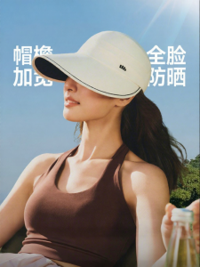 Mũ lưỡi trai BENEUNDER làm bằng vải nylon viền đen trong suốt chống nắng