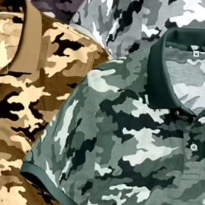 Kolleksi Allium: Polo Shirt Motif Lengan Pendek & Baju Kerah Pria Full Print